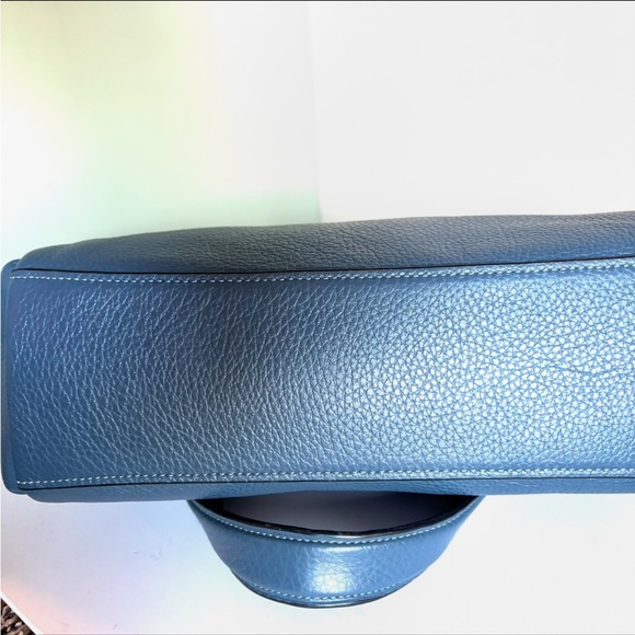 COACH Small Mia Blue Leather Shoulder Bag NWOT - Picture 6 of 6